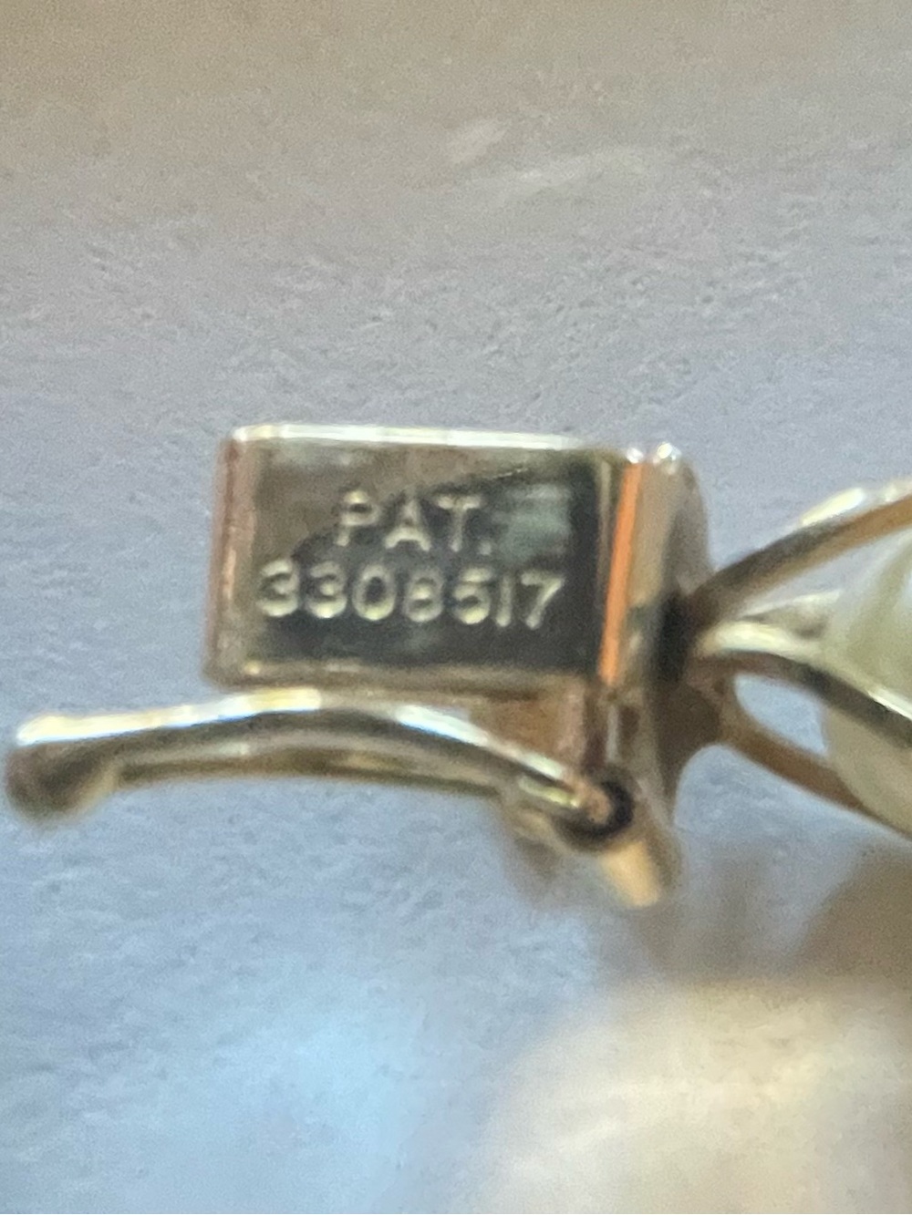 Estate 14k and cultured pearl bracelet - Picture 4 of 5